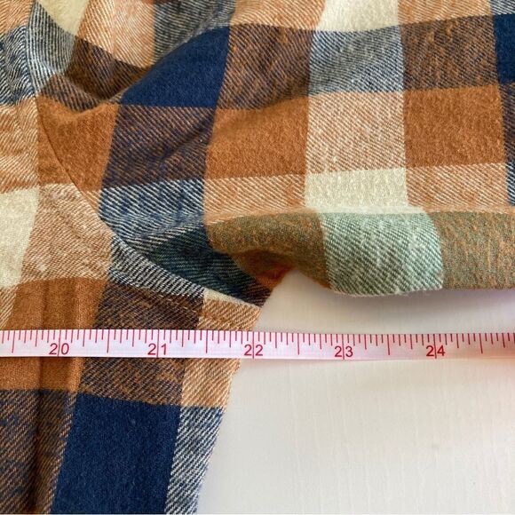 J. Crew Gingham Flannel LS Shirt - Picture 6 of 8